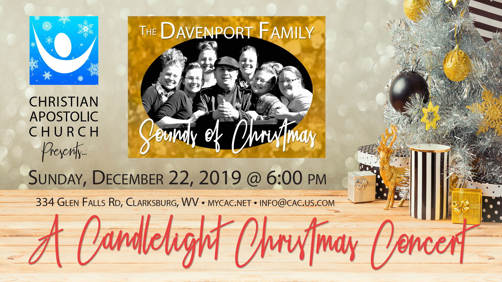 Candlelight Christmas Concert – The Sounds of Christmas